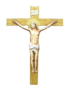 Cruz Con Cristo Relieve 12X8