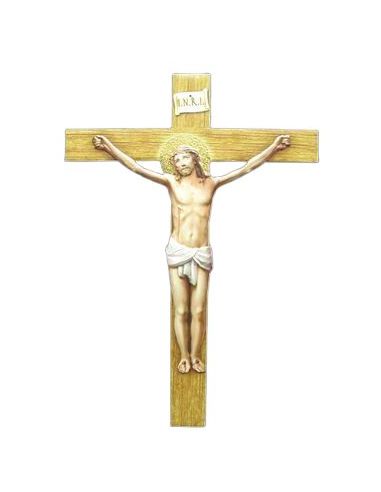 Cruz Con Cristo Relieve 12X8