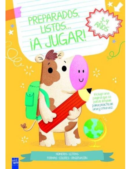 Preparados, Listos... ¡A Jugar! 3-4 Años Naranja