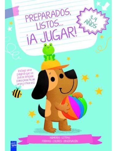 Preparados, Listos... ¡A Jugar! 3-4 Años Azul