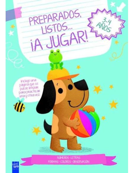 Preparados, Listos... ¡A Jugar! 3-4 Años Azul