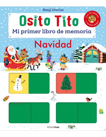 Osito Tito. Mi Primer Libro De Memoria. Navidad