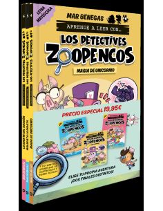 Pack Aprende A Leer Con... ¡Los Detectives Zoopencos! 4, 5 Y 6: En Letra Mayúscu