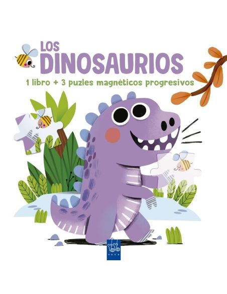 Lee Y Juega Con Puzles Magnéticos. Los Dinosaurios