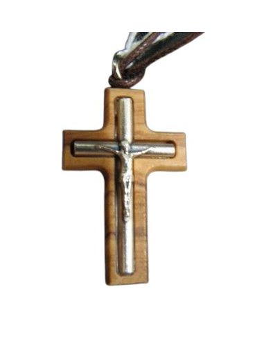 Cruz 3 Cm. Olivo Metal