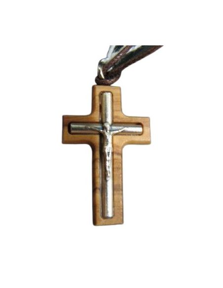 Cruz 3 Cm. Olivo Metal