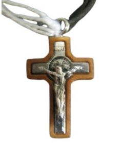 Cruz 3 Cm. Olivo Metal San Benito