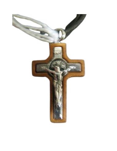 Cruz 3 Cm. Olivo Metal San Benito
