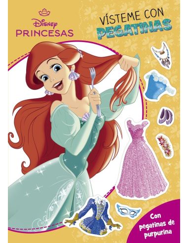 Princesas. vísteme con pegatinas 3