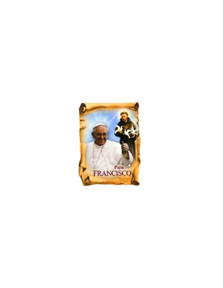 Iman Madera Papa Francisco+S.Francisco 55X75Mm