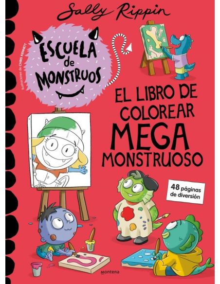 Escuela De Monstruos - El Libro De Colorear Megamonstruoso