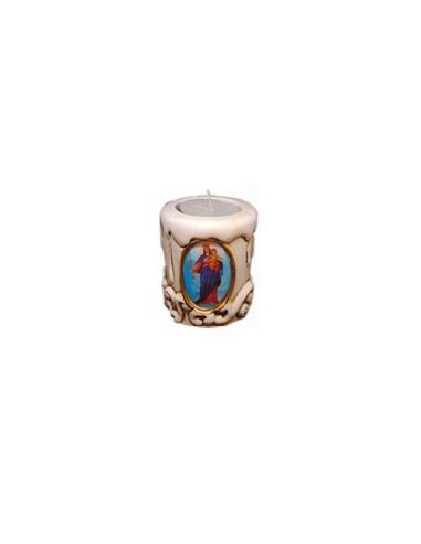 Portavela Resina 75X55Mm Maria Auxiliadora