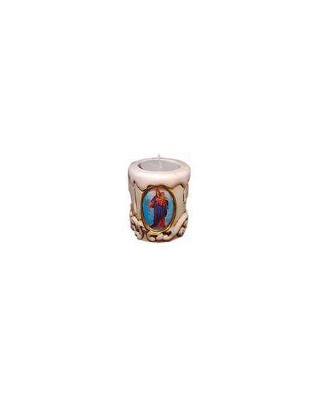 Portavela Resina 75X55Mm Maria Auxiliadora