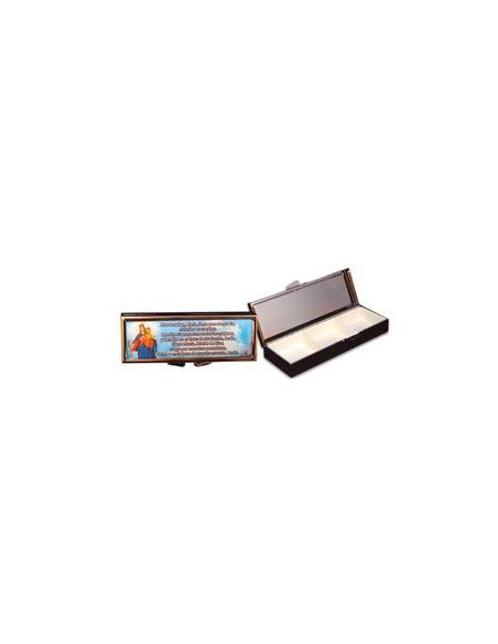 Pastillero Metal 85X30Mm Ave Maria Auxiliadora
