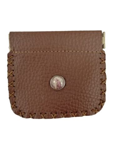 Rosariera Polipiel 9X8Cm Clickclak Marron