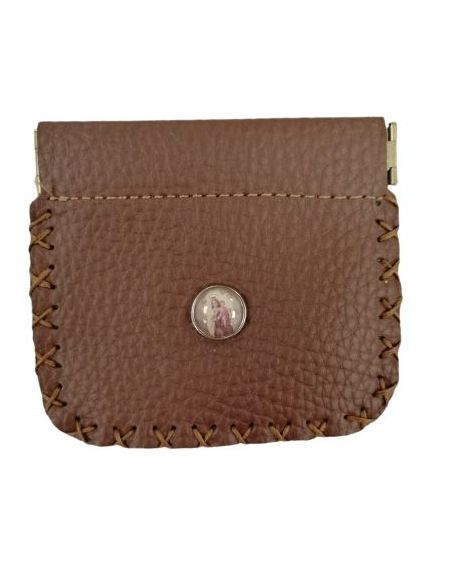 Rosariera Polipiel 9X8Cm Clickclak Marron