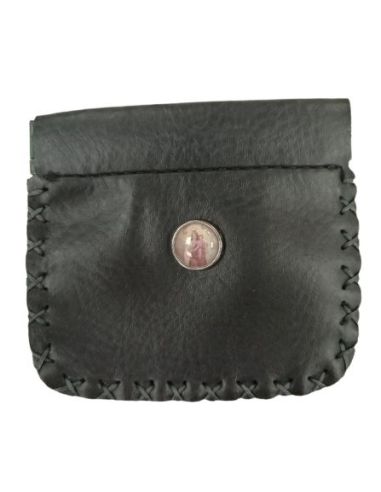 Rosariera Polipiel 9X8Cm Clickclak Negra