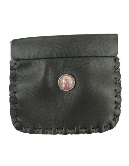 Rosariera Polipiel 9X8Cm Clickclak Negra