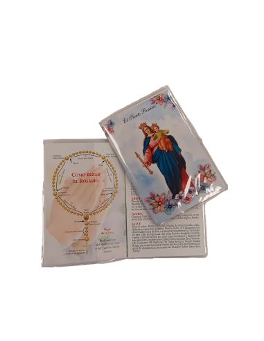 Librito Santo Rosario 9,5X14Cm Pvc Portada Mªauxiliadora