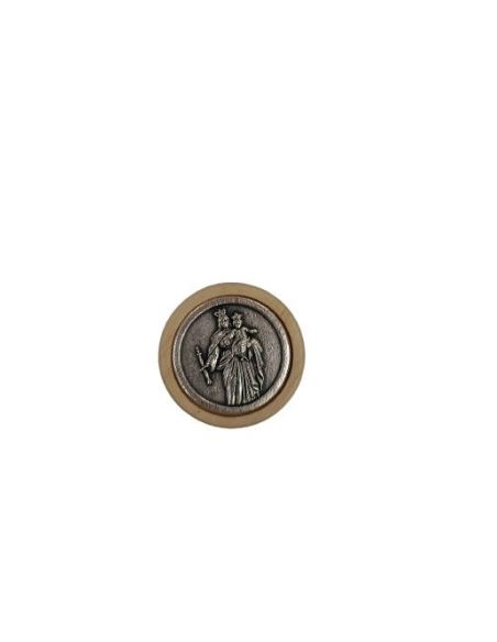 Iman Madera Metal 22Mm Maria Auxiliadora|Libreriasalesiana