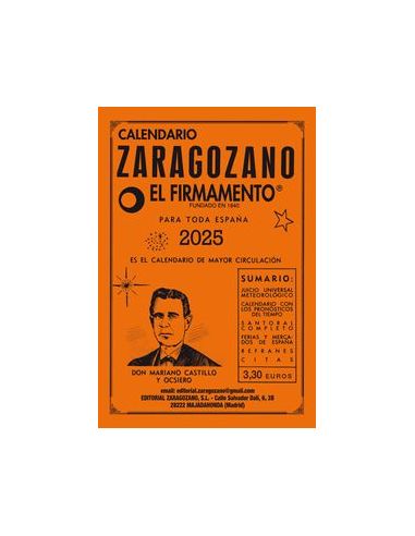 Calendario Zaragozano 2025