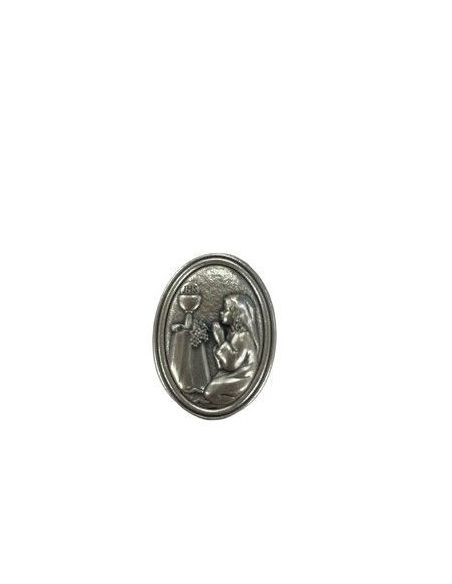 Iman Metal 40X30Mm Comunion Niña|Libreriasalesiana