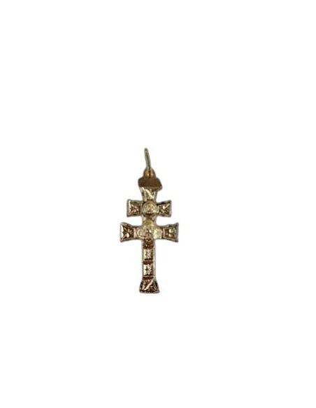 Cruz Caravaca Plata Dorada 32Mm C/Caja