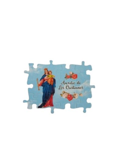 Iman Puzzle Resina 75X55Mm Maria Auxiliadora