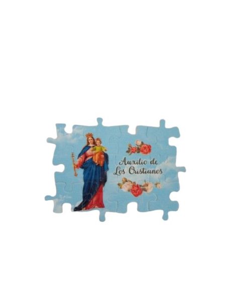 Iman Puzzle Resina 75X55Mm Maria Auxiliadora