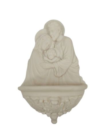 Benditera Resina Marmol Sagrada Familia 21X12,5Cm