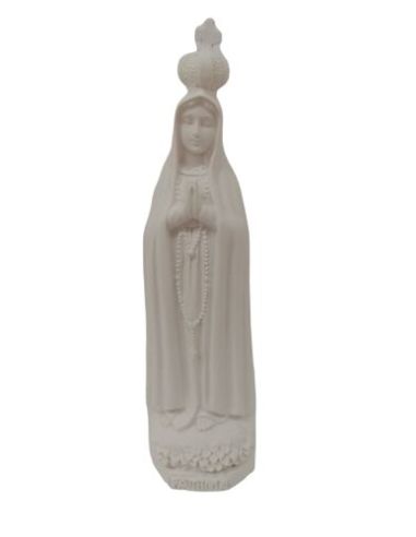 Fatima Resina Blanca 12Cm