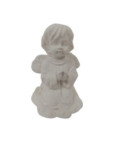 Angel Niña Resina Blanco Alas Grandes 5Cm