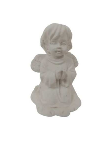 Angel Niña Resina Blanco Alas Grandes 5Cm