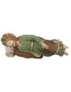 San josé dormido resina 14 cm color