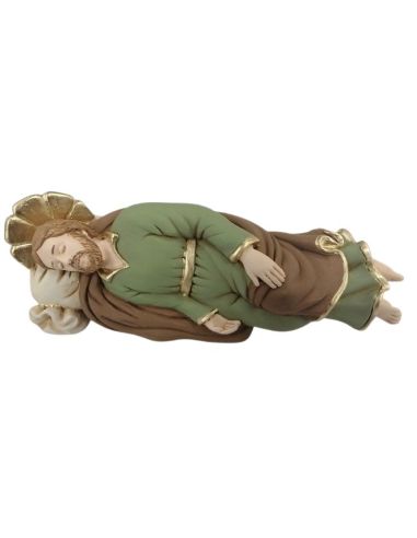 San josé dormido resina 14 cm color