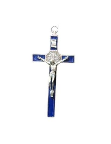 Cruz S. Benito Lacada Azul 20Cm