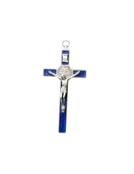 Cruz S. Benito Lacada Azul 20Cm
