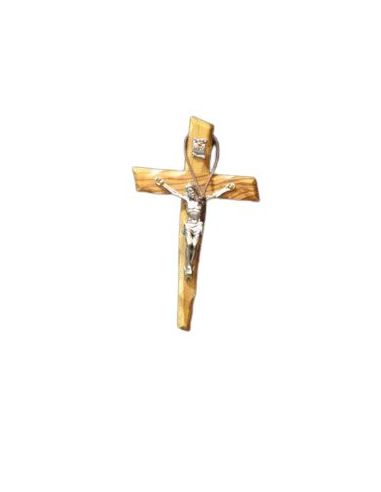 Crucifijo Madera Olivo, Mediano