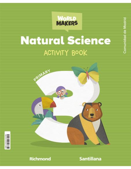 Natura Science Madrid 3 Primary Activity Book World Makers