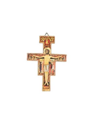 Cruz De San Damian Madera 8,5X5,5Cm
