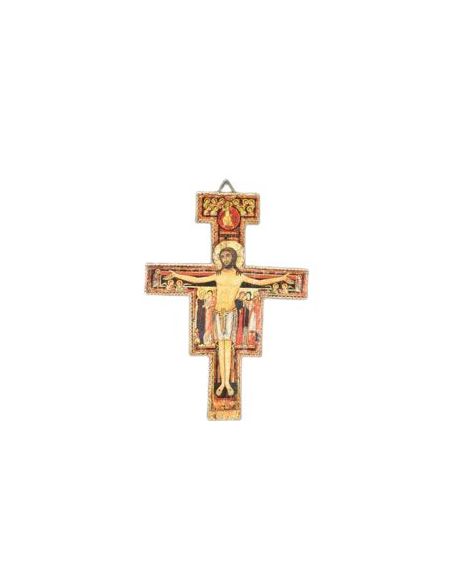 Cruz De San Damian Madera 8,5X5,5Cm