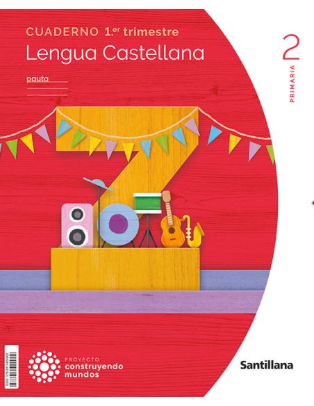 Cuaderno Lengua Pauta 2 Primaria 1 Trim Construyendo Mundos