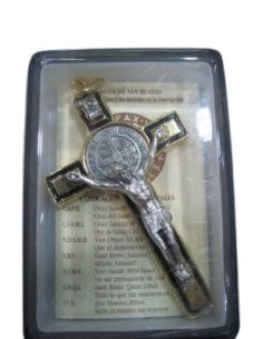 Cruz S. Benito Dorada 8Cm