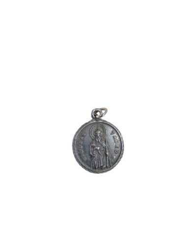 Medalla San Judas Plata Baño 5µm 18Mm