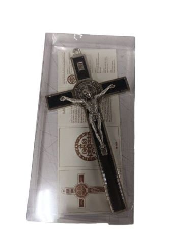 Cruz S. Benito Lacada Negra 20Cm