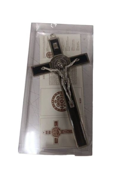 Cruz S. Benito Lacada Negra 20Cm