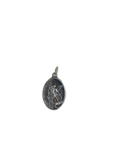 Medalla Oval San Miguel Plata Baño 5µm 20Mm