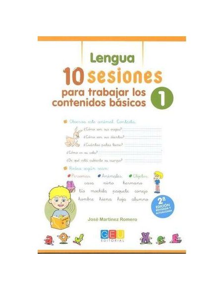 10 Sesiones Para Trabajar Los Contenido Básicos : Lengua Y Matemáticas 1