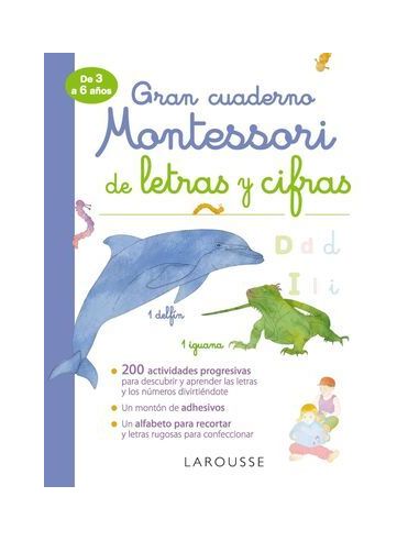 Gran Cuaderno Montessori De Letras Y Cifras