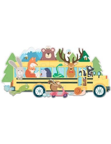 Autobus De Los Animales. Puzle De Viaje. Con Puzzle  Edic. Ilustrado (Español)